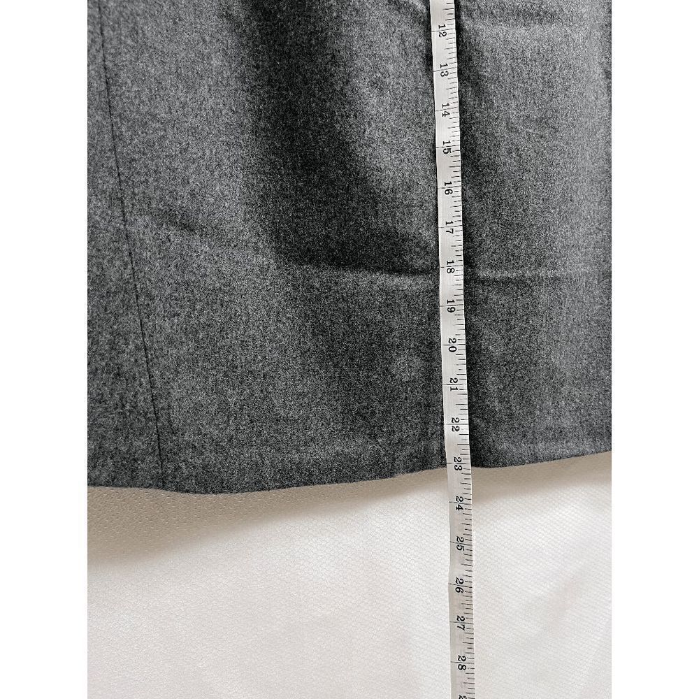 Banana Republic Womens Fully Lined Wool A-line Skirt Gray Sz 6 - Picture 5 of 7